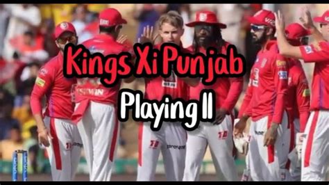 kings 11 punjab playing eleven today